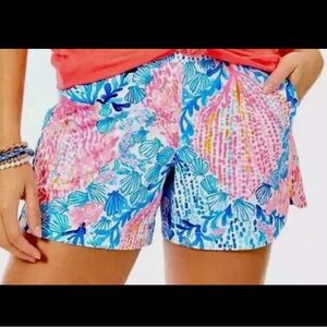 Lilly Pulitzer Ocean View Shorts Sway with Me size XS